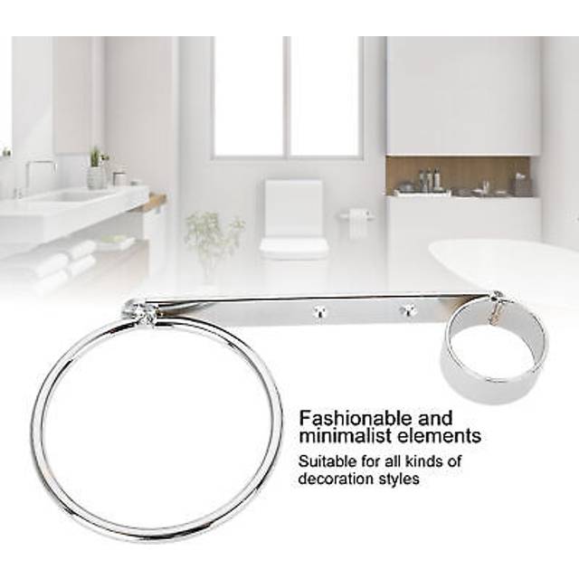 Chrome plated iron wallmounted hairdryer support holder hairdryers && ton sg5