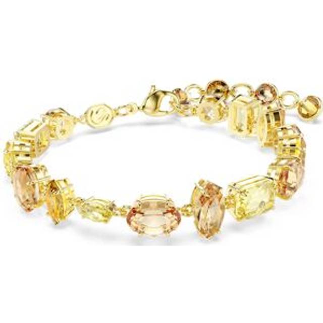 Swarovski Gema Tennis Bracelet, Gold