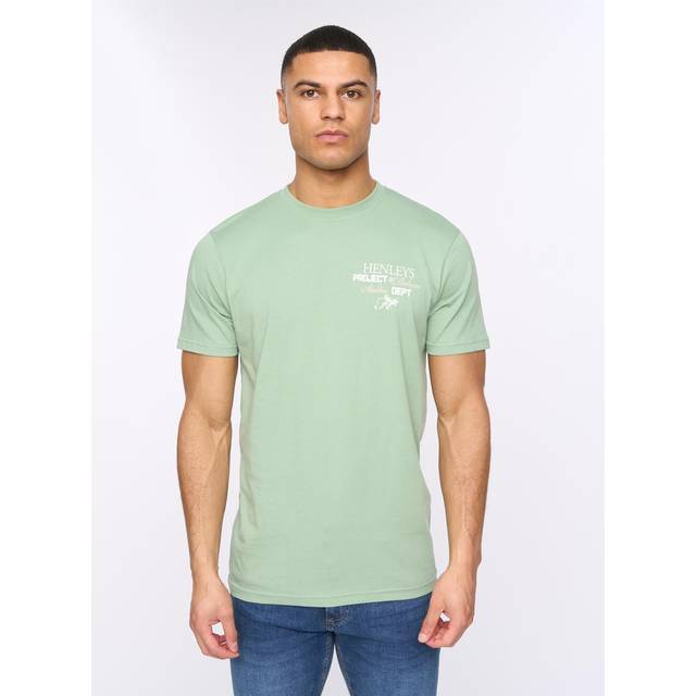 Henleys Hentitled Men's T-Shirt | T-Shirt  | Green / Sage  | UK Size Medium
