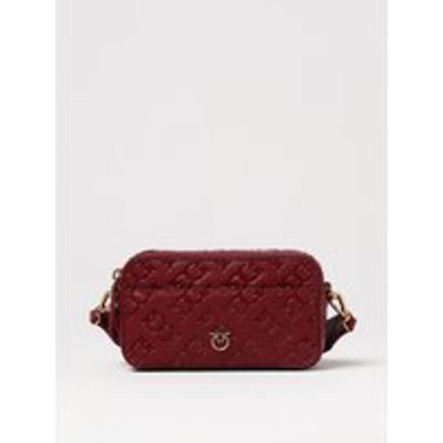 Embossed Logo Clutch Bag Wo - Burgundy - Red - One Size