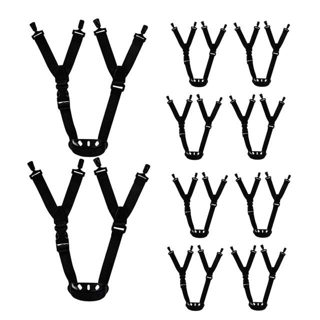Hard Hat Chin Strap Helmet Multi Point Adjustment for Hats Replacement 10pcs
