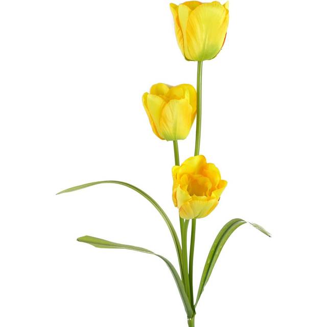 80cm artificial tulip yellow stem