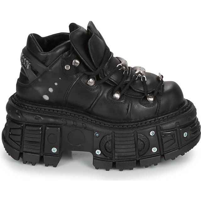 (5) New Rock M-tank106-c2 Unisex Platform Shoes in Black