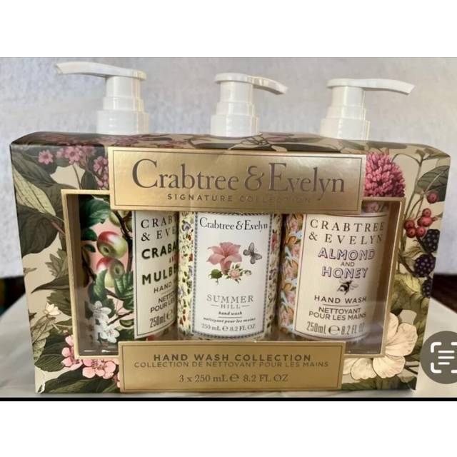 Crabtree & Evelyn The Handwash 3-Pack Collection is the perfect indulgence for your hands  combining three luxurious scents