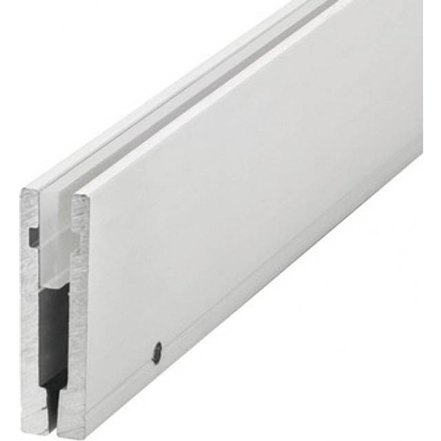 Integral Recessed Frosted Diffuser 6.1x25mm Aluminium Profile Rail 2 Metre