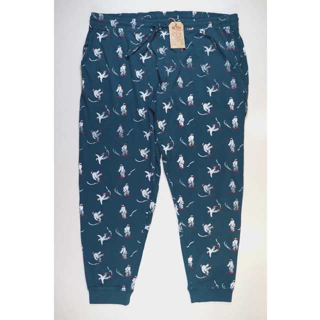 Fat face christmas yeti cuffed cotton pyjama pj pants bottoms 980935 men 4xl