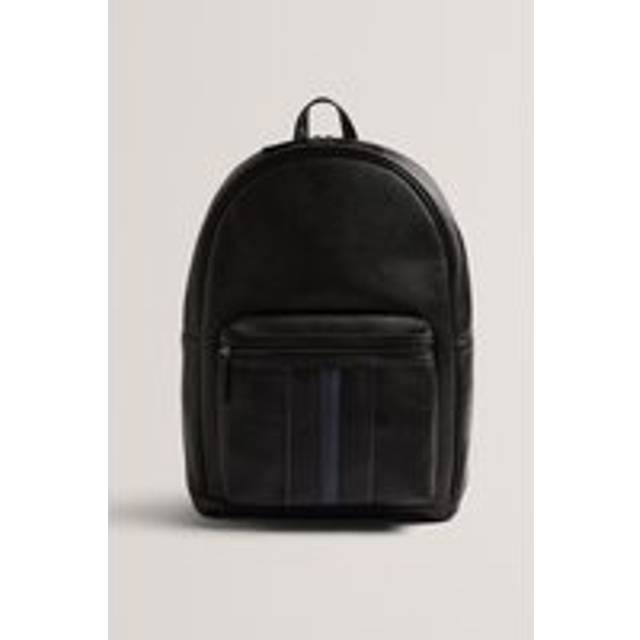 Keviin Stripe Pu Backpack Bag Black - One Size