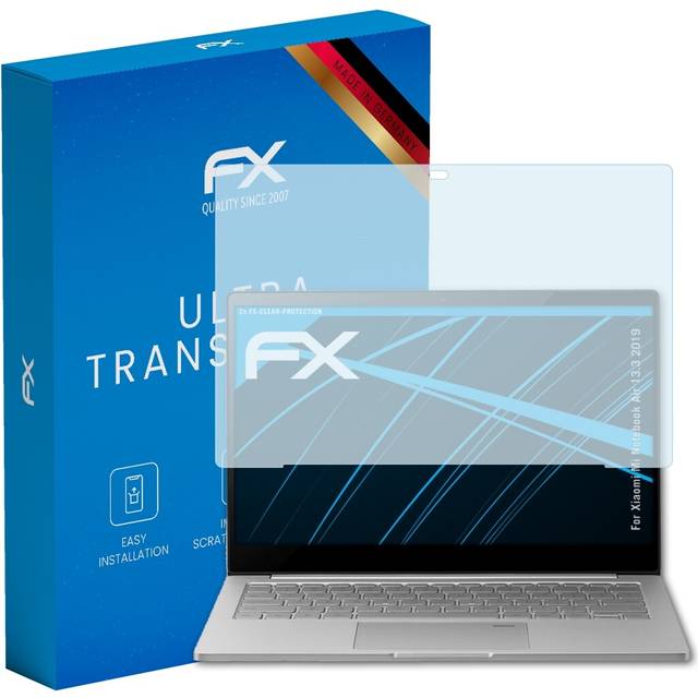 Atfolix 2x screen protector for xiaomi mi notebook air 13.3 2019 clear