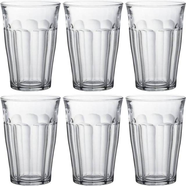 Duralex Picardie water glass 360ml, without filling mark, 6 Glasses