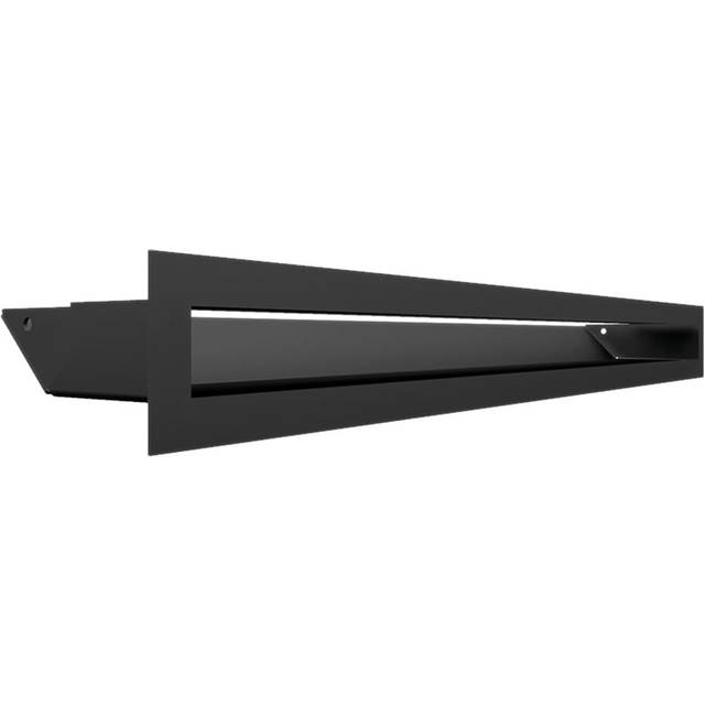 Vent cover luft 6x60 black slim