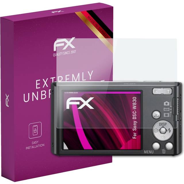 Atfolix Glass Protective Film For Sony Dsc-w830 Glass Protector 9h Hybrid-glass