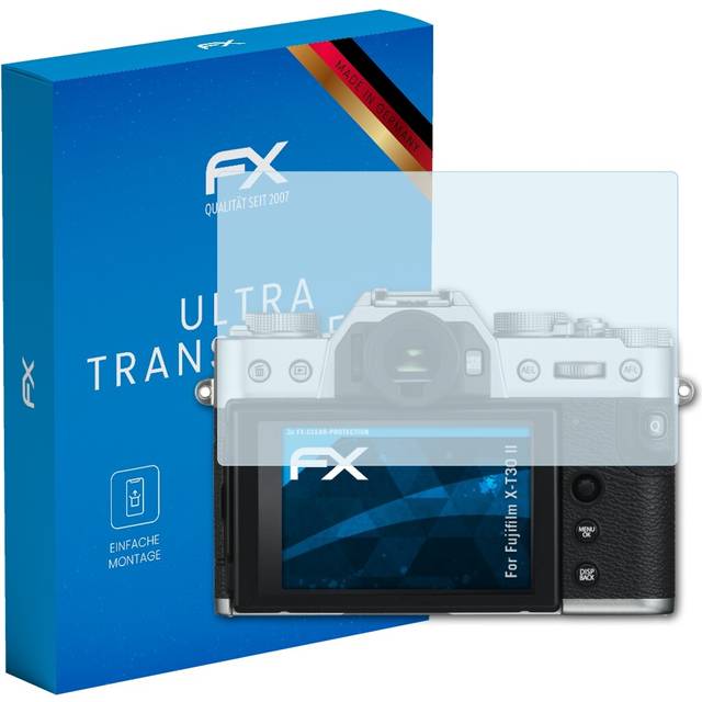 Atfolix 3x screen protection film for fujifilm x-t30 ii screen protector clear