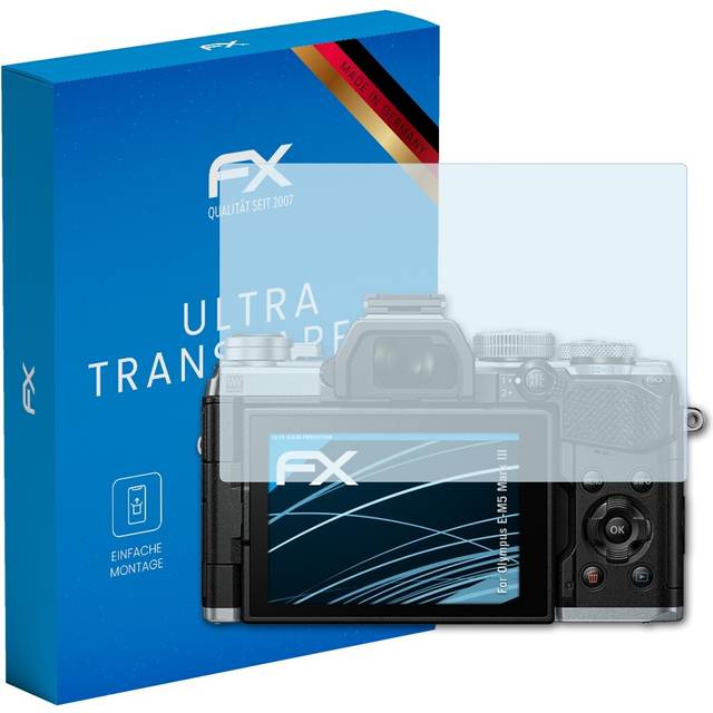 Atfolix 3x Screen Protector For Olympus E-m5 Mark Iii Clear