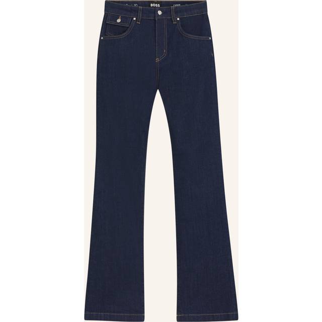 BOSS Lyris Bootcut Skinny Jeans, Navy