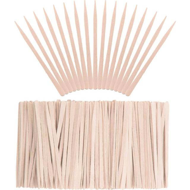 Whaline 400pcs eyebrow wax sticks small wood spatulas 400 count (pack of 1)