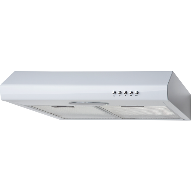 SIA STE50WH 50cm White Slimline Visor Cooker Hood Kitchen Extractor Fan