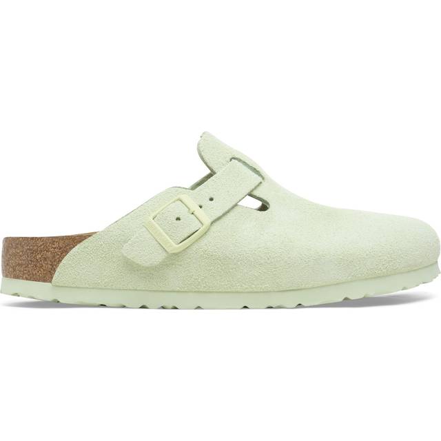 Clogs Birkenstock Boston BS Suede Leather - Vert - 43 Narrow
