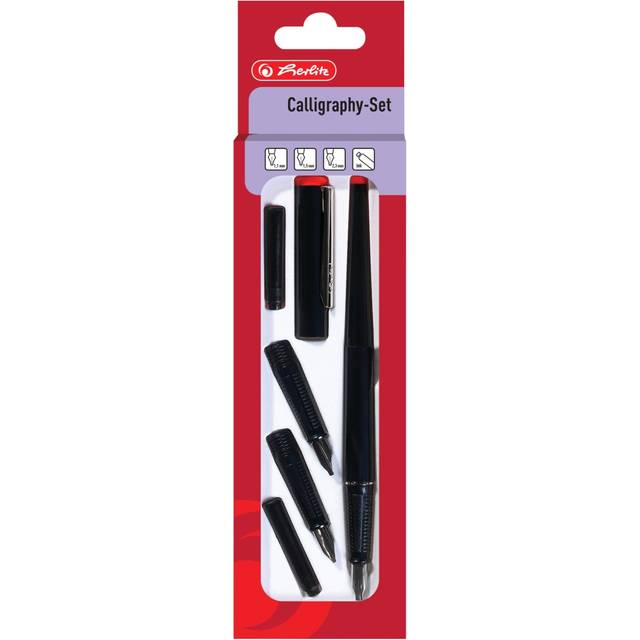 Herlitz Calligraphy Fountain Pen Set 5pcs