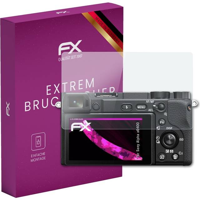 Atfolix Glass Protector For Sony Alpha A6400 9h Hybrid-glass