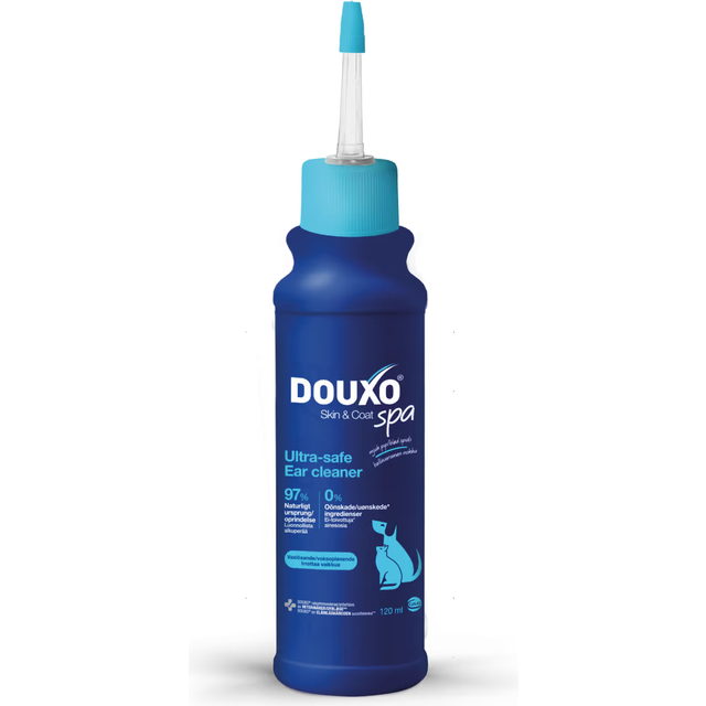 DOUXO Skin & Coat spa Öronrengöring HUND/KATT, 120 ml