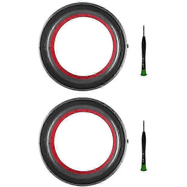 (As show, One size) 2PCS compatible with V12 V10 Slim Vacuum Cleaner Dust Bin Top Fixed Sealing Ring Replacement Dust Bucket Filter