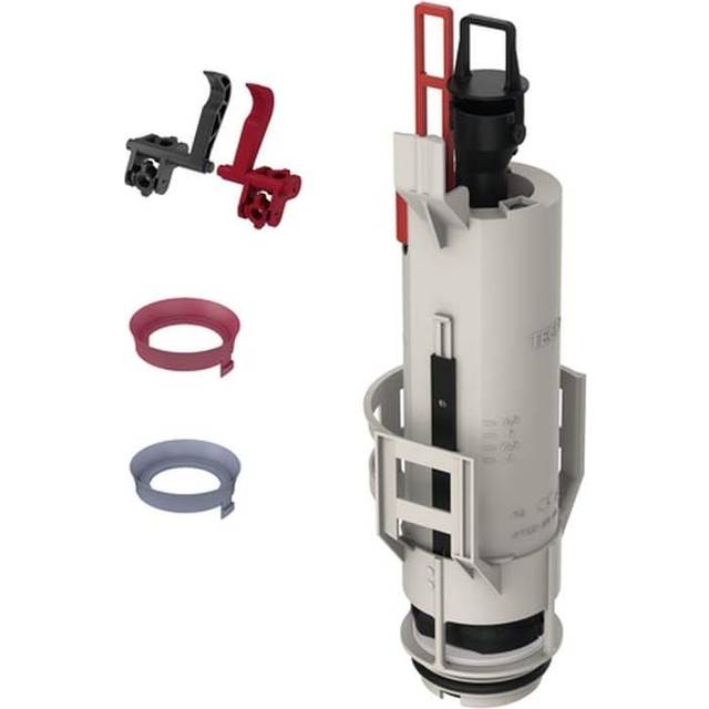 TECE A2 Flush Drain Valve for Standard Cistern, with Valve Seat, Restrictor Set and Actuator Lever - Multicoloured