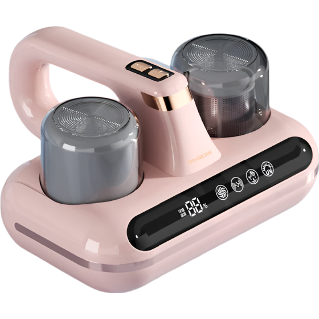 Elosung Pink Without Humidity Display Wireless Dust Mite Vacuum Cleaner Uv Sterilization 10000Pa Suction Model Hk 518 Vacuum Cleaners