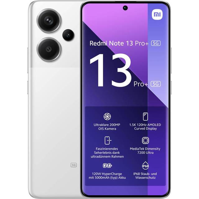 Xiaomi Redmi Note 13 Pro+ 5G White 8 GB + 256 GB