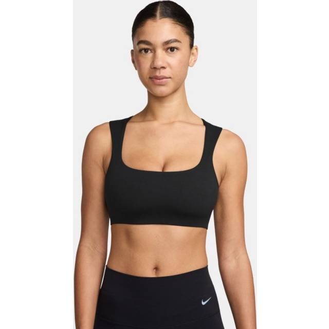 Nike Zenvy Women's Light-Support Lightly Lined Sports Bra - Black - Sustainable Materials