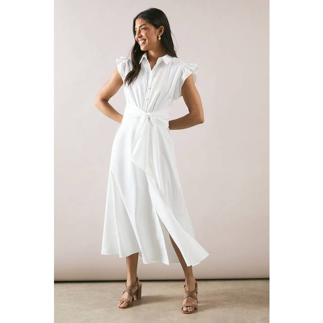 Wallis white shirt dress womens daywear dresses