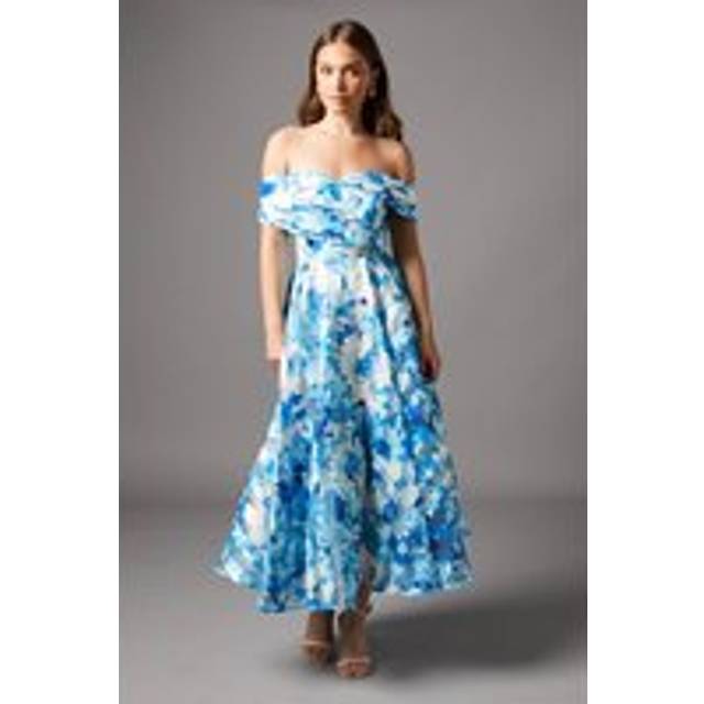 Coast blue midi dress womens occasion dresses