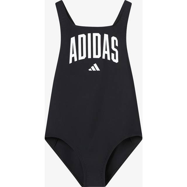 Collegiate V-back Swimsuit Kids - Black / White - 5-6Y