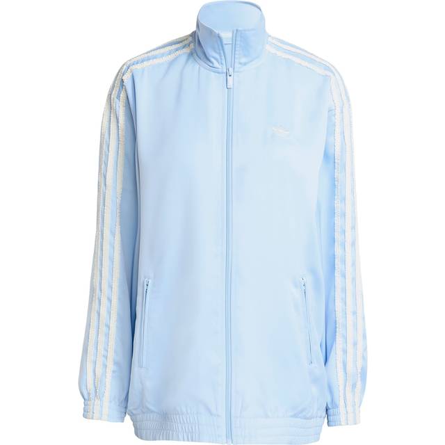 Jacket adidas Originals Satin Firebird Track Top Ruffle 3-Stripes Clear Sky M (M)