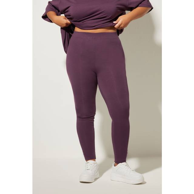 Yours Curve Dark Purple Leggings, Women's Curve & Plus Size, Yours - 20