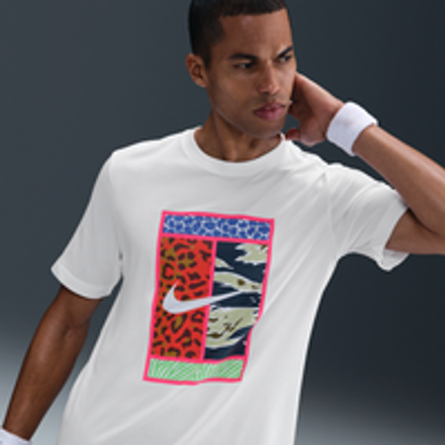 Nike Court Dri-Fit T-Shirt Men white, size: XL