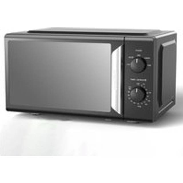 Living And Home 19L 5-Level Power Kitchen Manual Microwave Oven 700W With Timer , Quick Defrost Function In Black - One Size