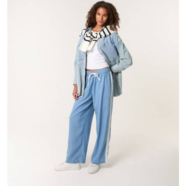 (MID DENIM, XL) Side Stripe Trouser
