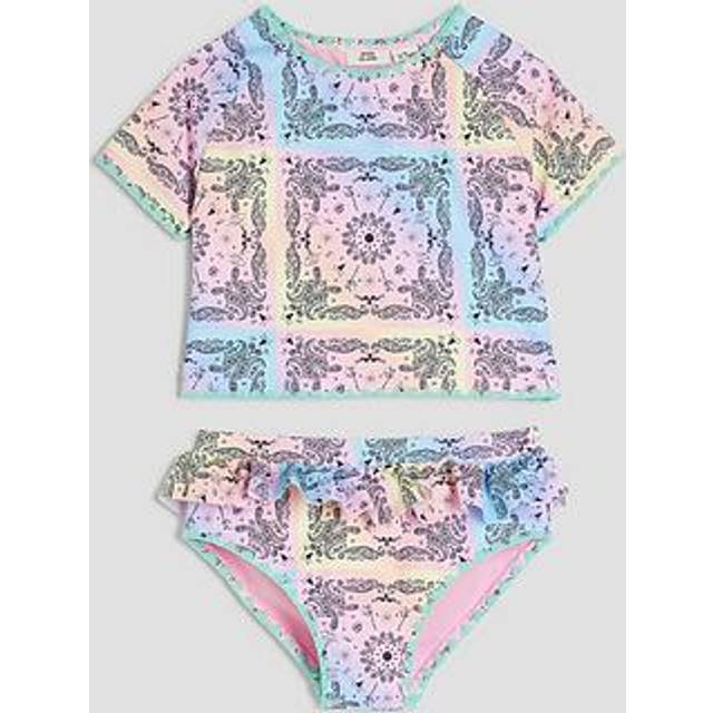 River Island Mini Girls Purple Bandana Bikini Set - 18-24 Mths