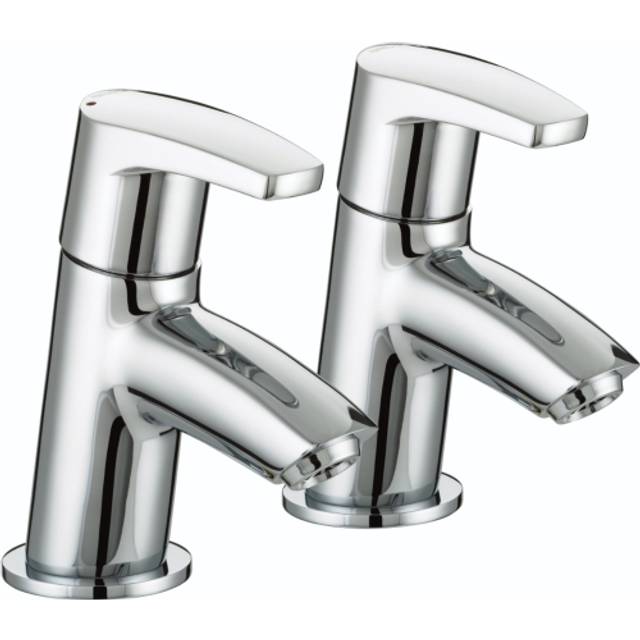 Bristan or bas c chrome basin mixer tap with clicker waste
