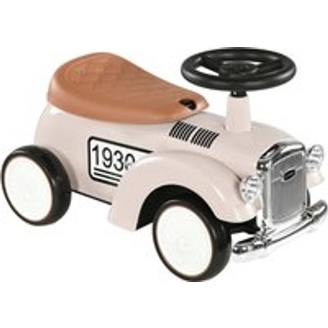 AIYAPLAY Foot to Floor Slider with Steering Wheel - for Ages 12-36 Months - Cream | TJ Hughes