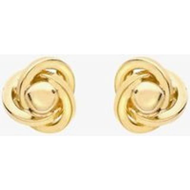 9ct Yellow Gold 5mm Knot And Ball Stud Earrings 1.55.0443