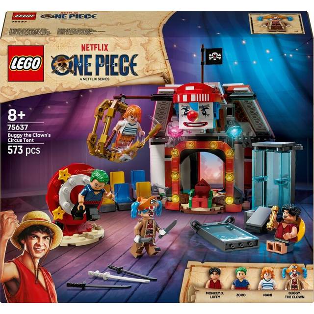 LEGO ONE PIECE 75637 Clownen Buggys cirkustält