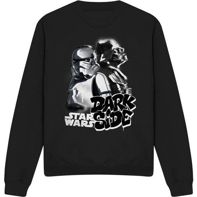(L, Black) Star Wars Unisex Adult Dark Side Duo Sweatshirt