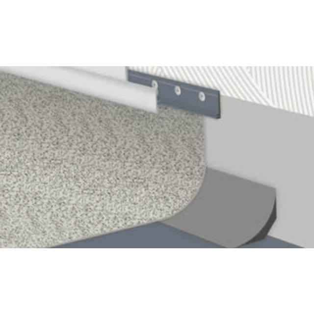 Hi-Clad Vinyl Floor Trim Two Part - Top & Bottom 3000mm Vivid Olive - Green