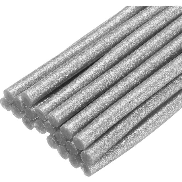 20pcs hot melt glue gun sticks 100mm x 7mm for most glue guns glitter silver
