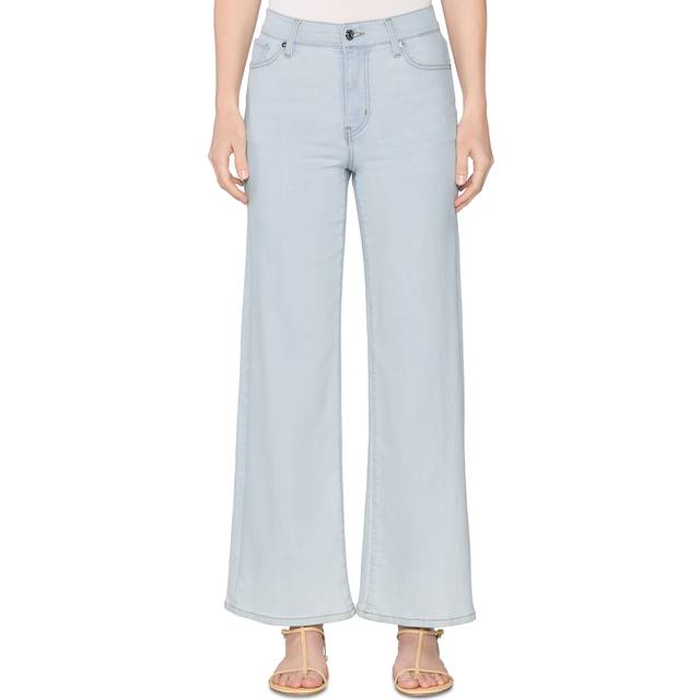 Le Slim Palazzo Jeans - FEATHER - 30