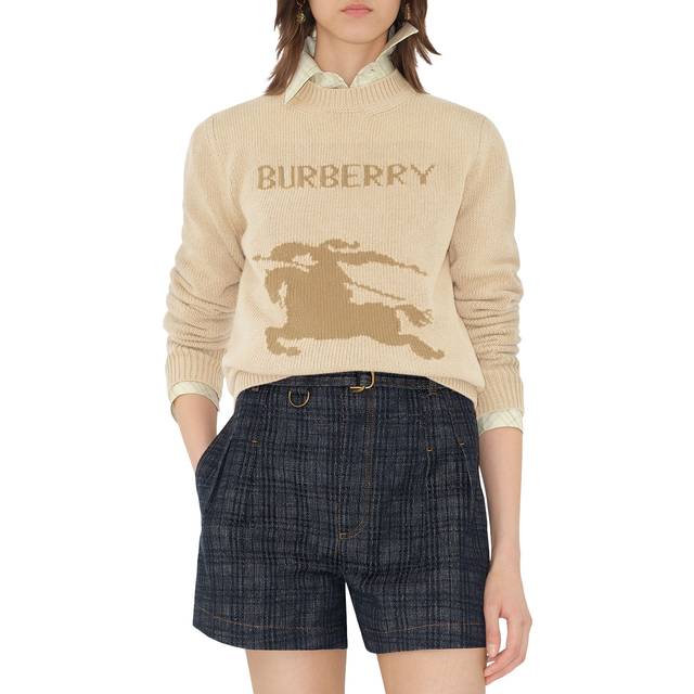 Burberry Wool And Cashmere Sweater - Beige