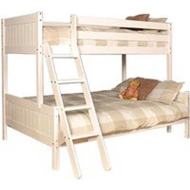Wooden Triple Bunk Bed in White