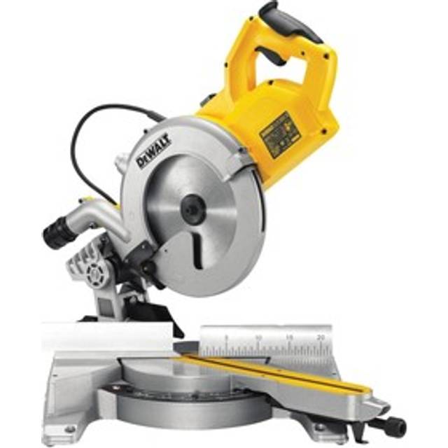 Dewalt dws778l 110v compact sliding mitre saw 250mm
