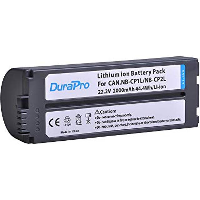DuraPro 2000mAh NB-CP2L NB CP2L Battery for Canon NB-CP1L CP2L Canon Photo Printers SELPHY CP800, CP900, CP910, CP1200,CP100,CP1300